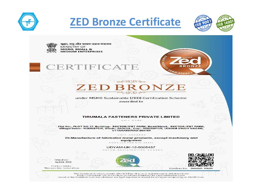 ZED Bronze Certificate